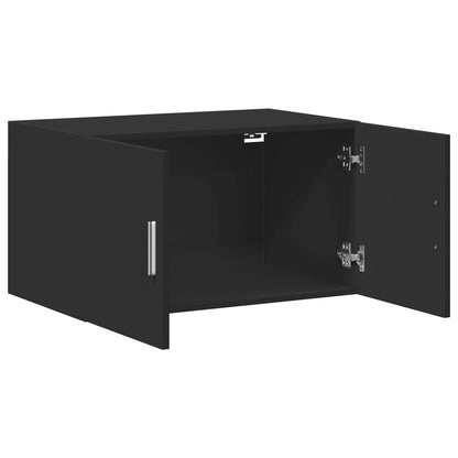 Wall Cabinet Black 70x42.5x40 cm Engineered Wood