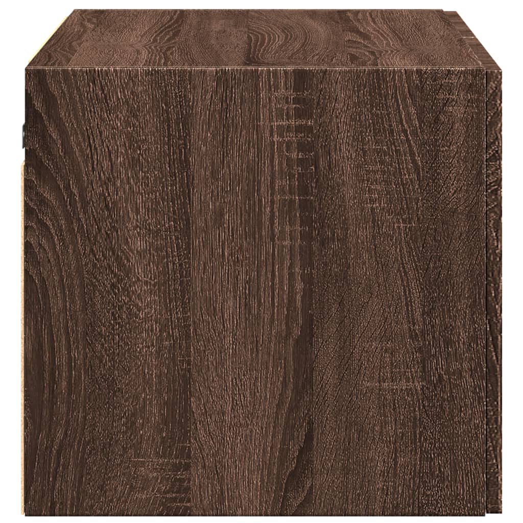 Wall Cabinet Brown Oak 70x42.5x40 cm Engineered Wood