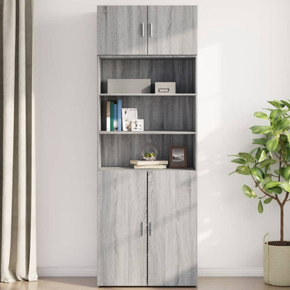 Wall Cabinet Grey Sonoma 80x42.5x40 cm Engineered Wood