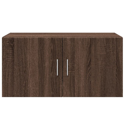 Wall Cabinet Brown Oak 80x42.5x40 cm Engineered Wood