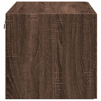 Wall Cabinet Brown Oak 80x42.5x40 cm Engineered Wood