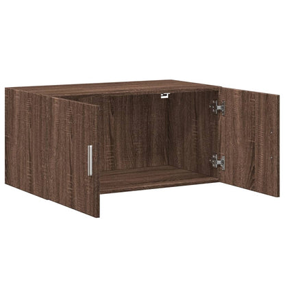 Wall Cabinet Brown Oak 80x42.5x40 cm Engineered Wood