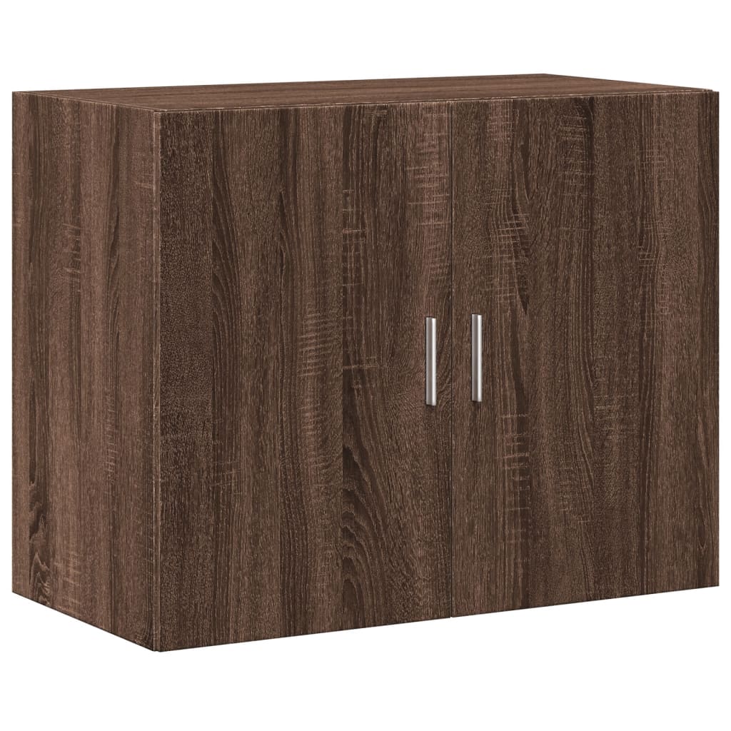 Wall Cabinet Brown Oak 80x42.5x64 cm Engineered Wood