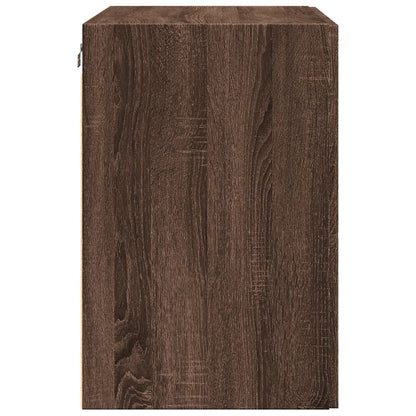 Wall Cabinet Brown Oak 80x42.5x64 cm Engineered Wood