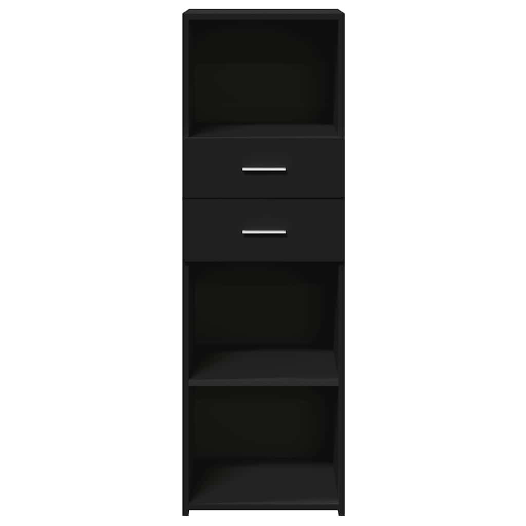 Highboard Black 40x42.5x124 cm Engineered Wood