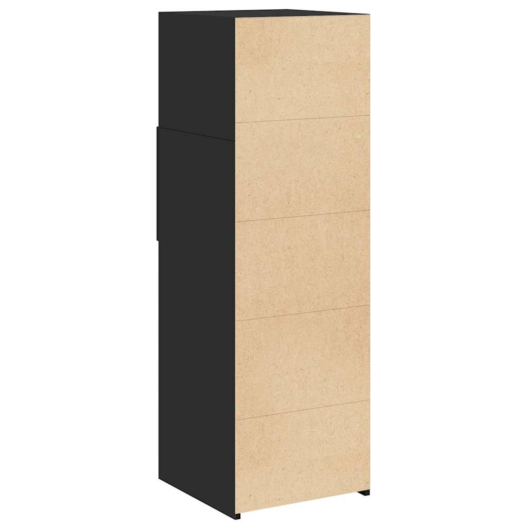 Highboard Black 40x42.5x124 cm Engineered Wood