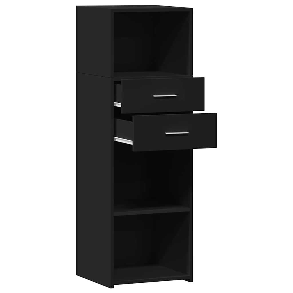 Highboard Black 40x42.5x124 cm Engineered Wood