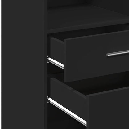 Highboard Black 40x42.5x124 cm Engineered Wood