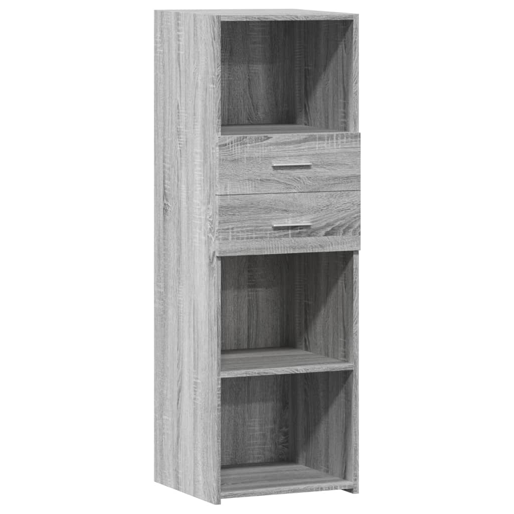 Highboard Grey Sonoma 40x42.5x124 cm Engineered Wood