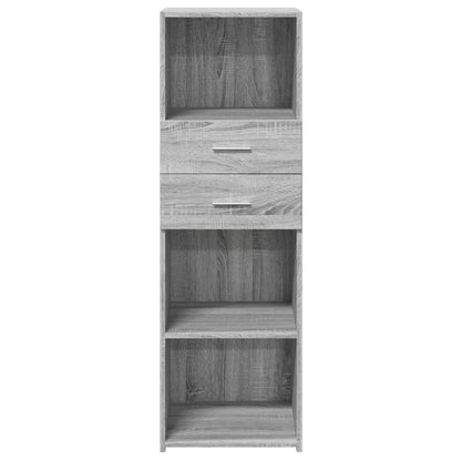 Highboard Grey Sonoma 40x42.5x124 cm Engineered Wood