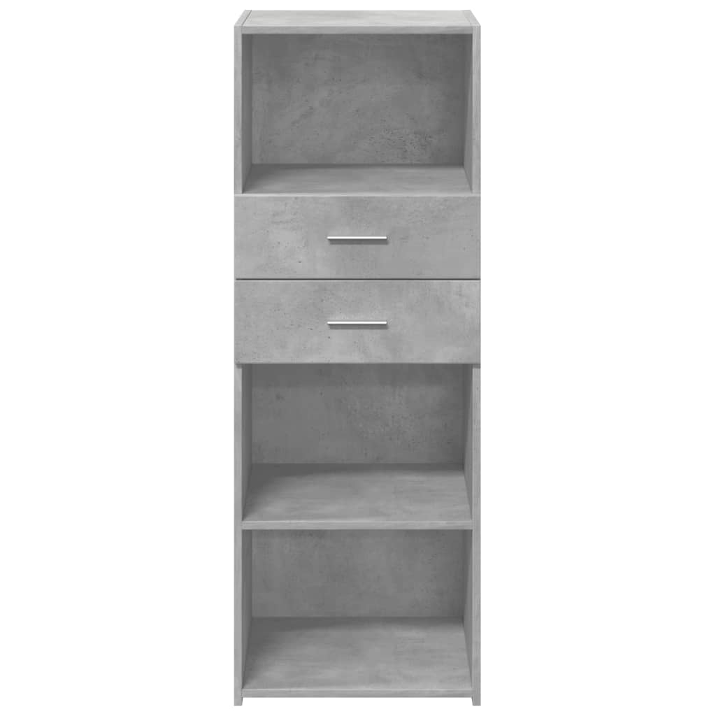 Highboard Concrete Grey 45x42.5x124 cm Engineered Wood