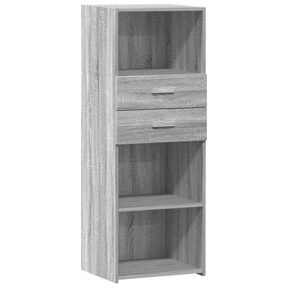 Highboard Grey Sonoma 45x42.5x124 cm Engineered Wood