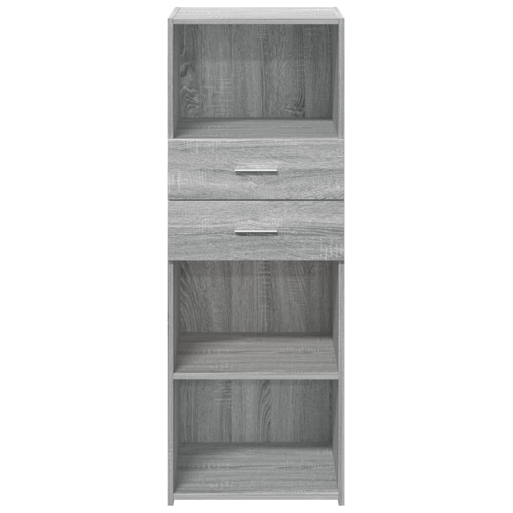 Highboard Grey Sonoma 45x42.5x124 cm Engineered Wood