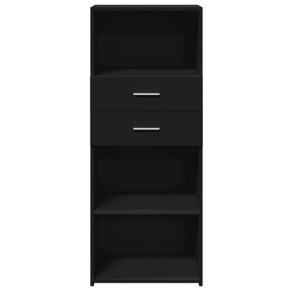 Highboard Black 50x42.5x124 cm Engineered Wood