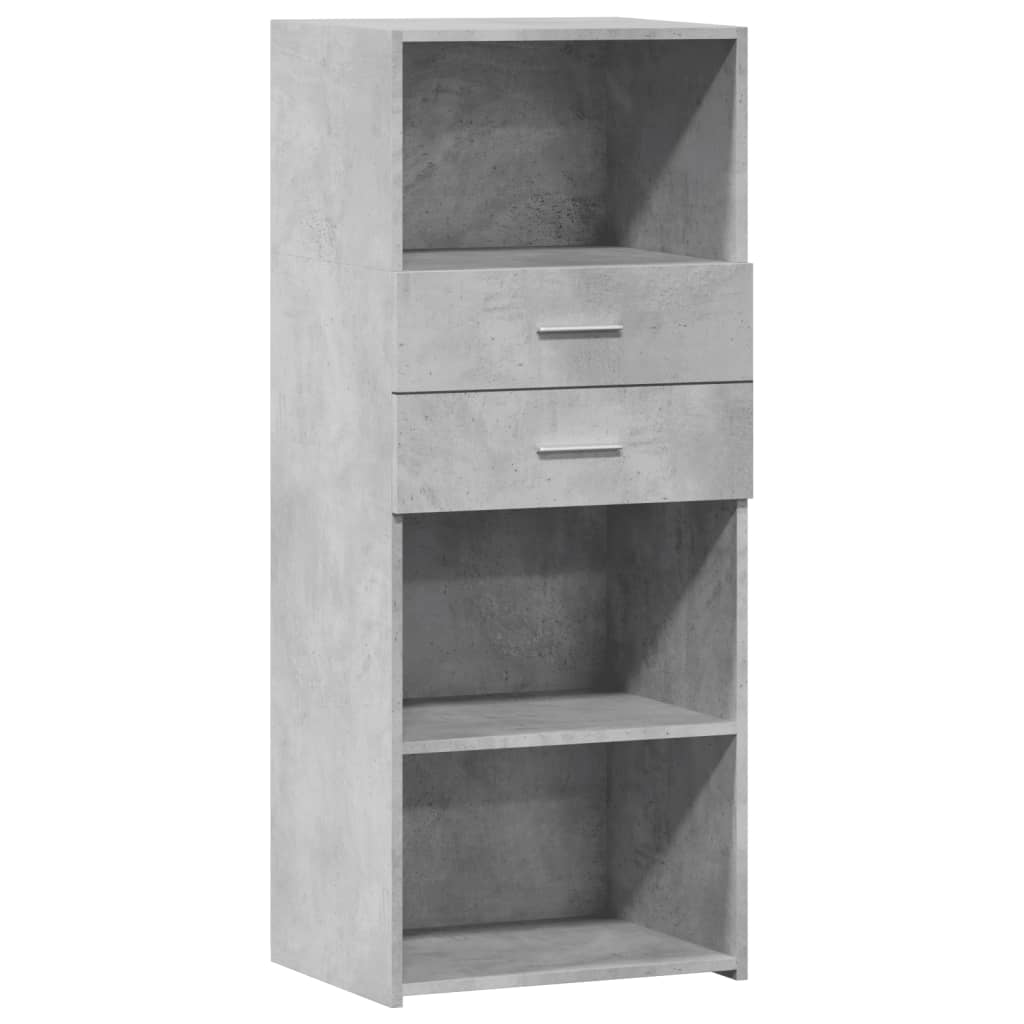 Highboard Concrete Grey 50x42.5x124 cm Engineered Wood