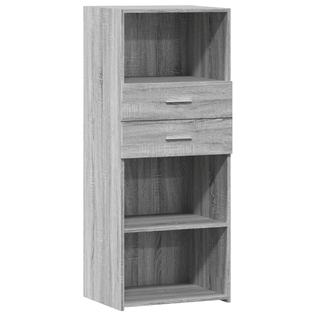 Highboard Grey Sonoma 50x42.5x124 cm Engineered Wood