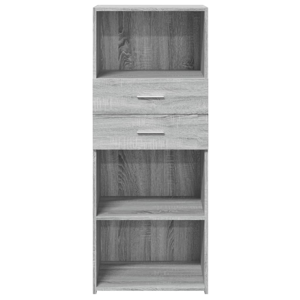 Highboard Grey Sonoma 50x42.5x124 cm Engineered Wood