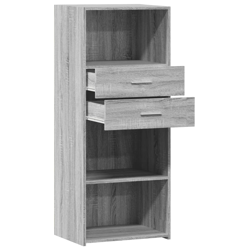 Highboard Grey Sonoma 50x42.5x124 cm Engineered Wood