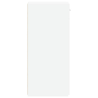 Sideboard White 30x42.5x93 cm Engineered Wood