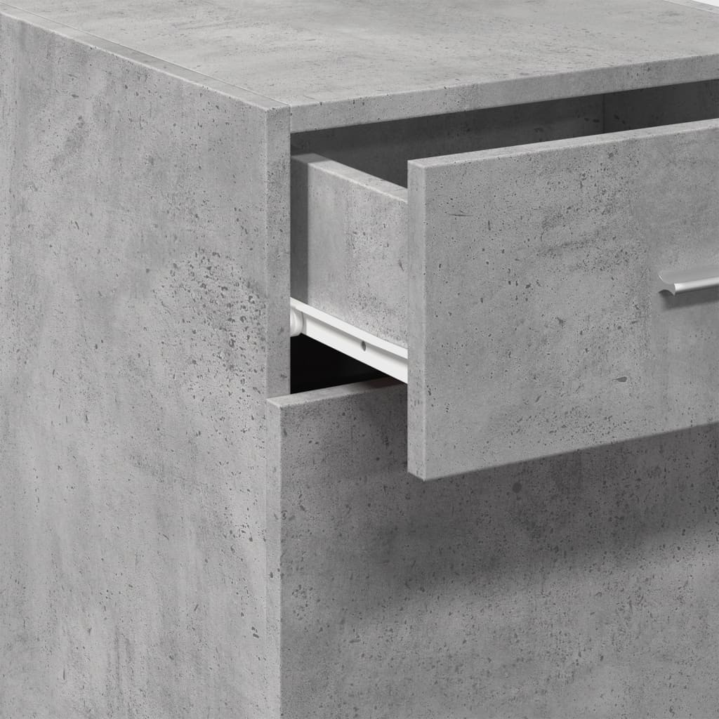 Sideboard Concrete Grey 40x42.5x93 cm Engineered Wood