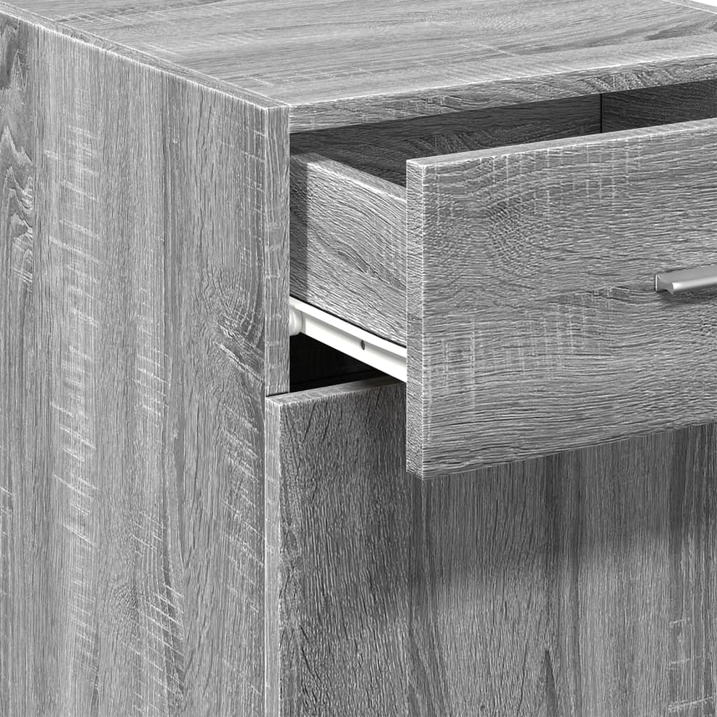 Sideboard Grey Sonoma 40x42.5x93 cm Engineered Wood