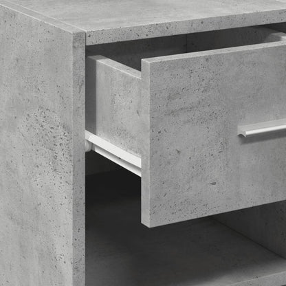 Sideboard Concrete Grey 30x42.5x93 cm Engineered Wood