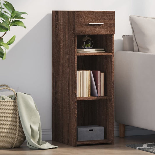 Sideboard Brown Oak 30x42.5x93 cm Engineered Wood