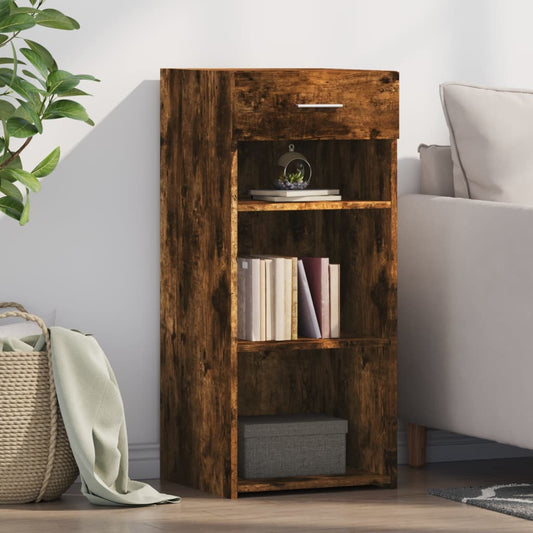 Sideboard Smoked Oak 40x42.5x93 cm Engineered Wood