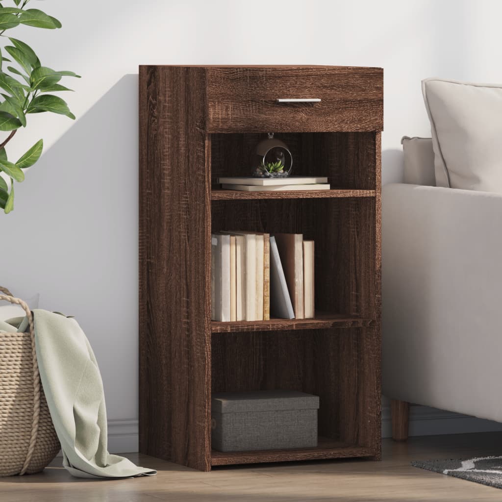 Sideboard Brown Oak 45x42.5x93 cm Engineered Wood