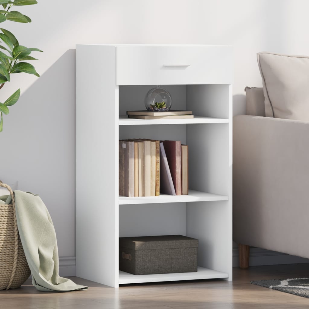 Sideboard White 50x42.5x93 cm Engineered Wood