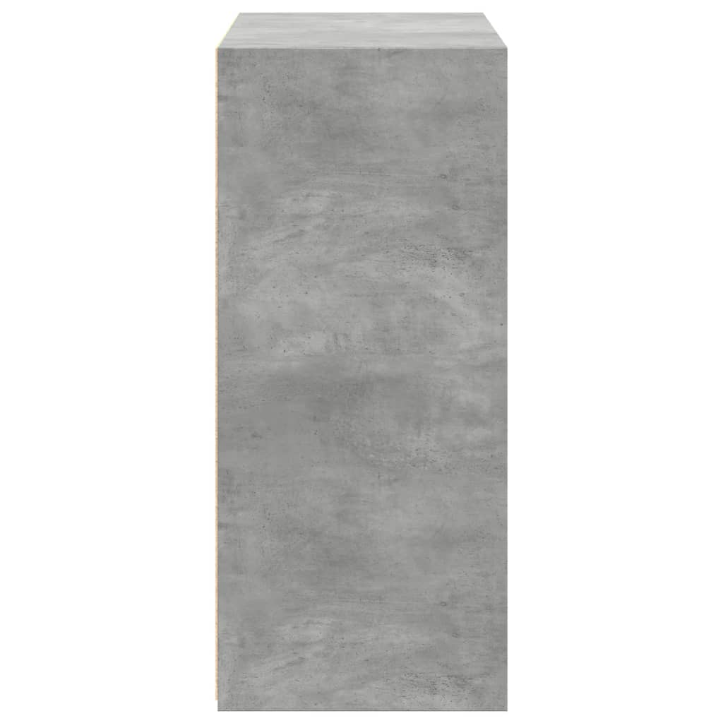 Sideboard Concrete Grey 70x41x93 cm Engineered Wood