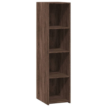 Highboard Brown Oak 30x41x124 cm Engineered Wood