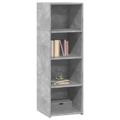 Highboard Concrete Grey 40x41x124 cm Engineered Wood