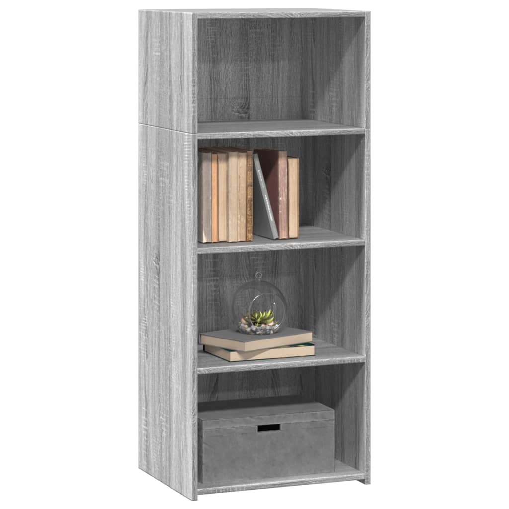 Highboard Grey Sonoma 50x41x124 cm Engineered Wood