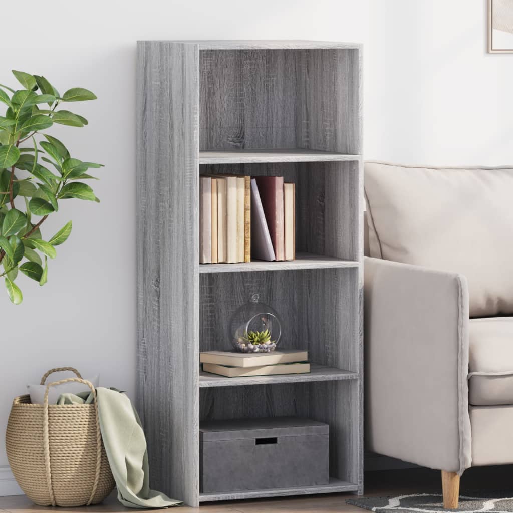 Highboard Grey Sonoma 50x41x124 cm Engineered Wood