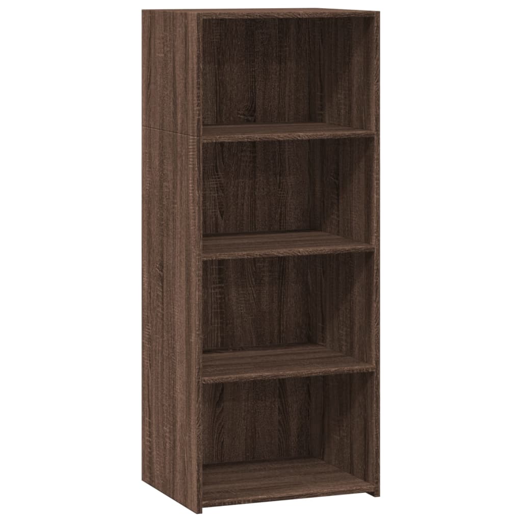 Highboard Brown Oak 50x41x124 cm Engineered Wood