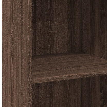 Highboard Brown Oak 50x41x124 cm Engineered Wood