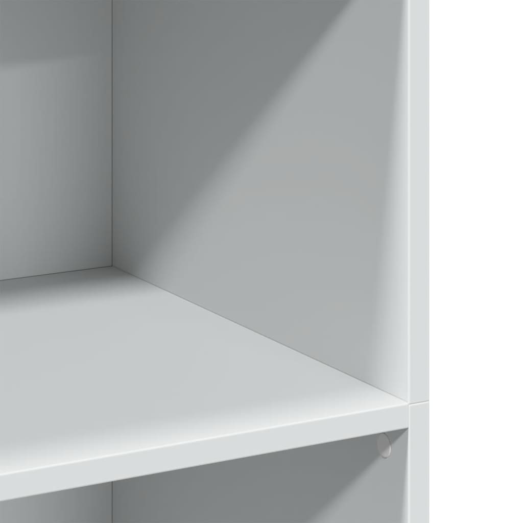 Highboard White 70x41x124 cm Engineered Wood