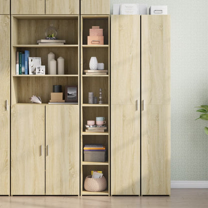 Highboard Sonoma Oak 30x41x185 cm Engineered Wood