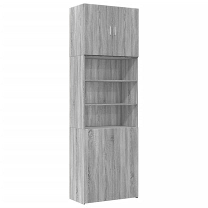 Highboard Grey Sonoma 80x42.5x249 cm Engineered Wood