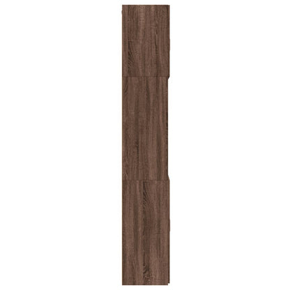 Highboard Brown Oak 80x42.5x249 cm Engineered Wood