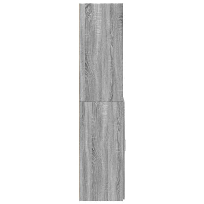 Highboard Grey Sonoma 70x42.5x185 cm Engineered Wood