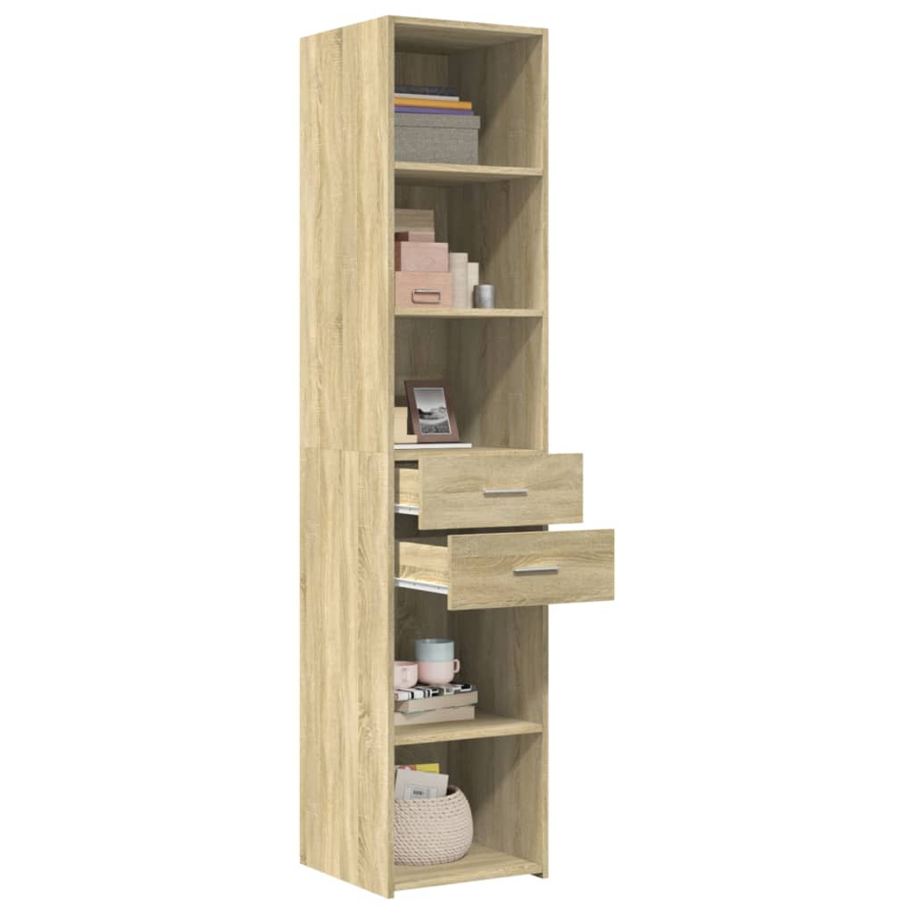 Highboard Sonoma Oak 40x42.5x185 cm Engineered Wood