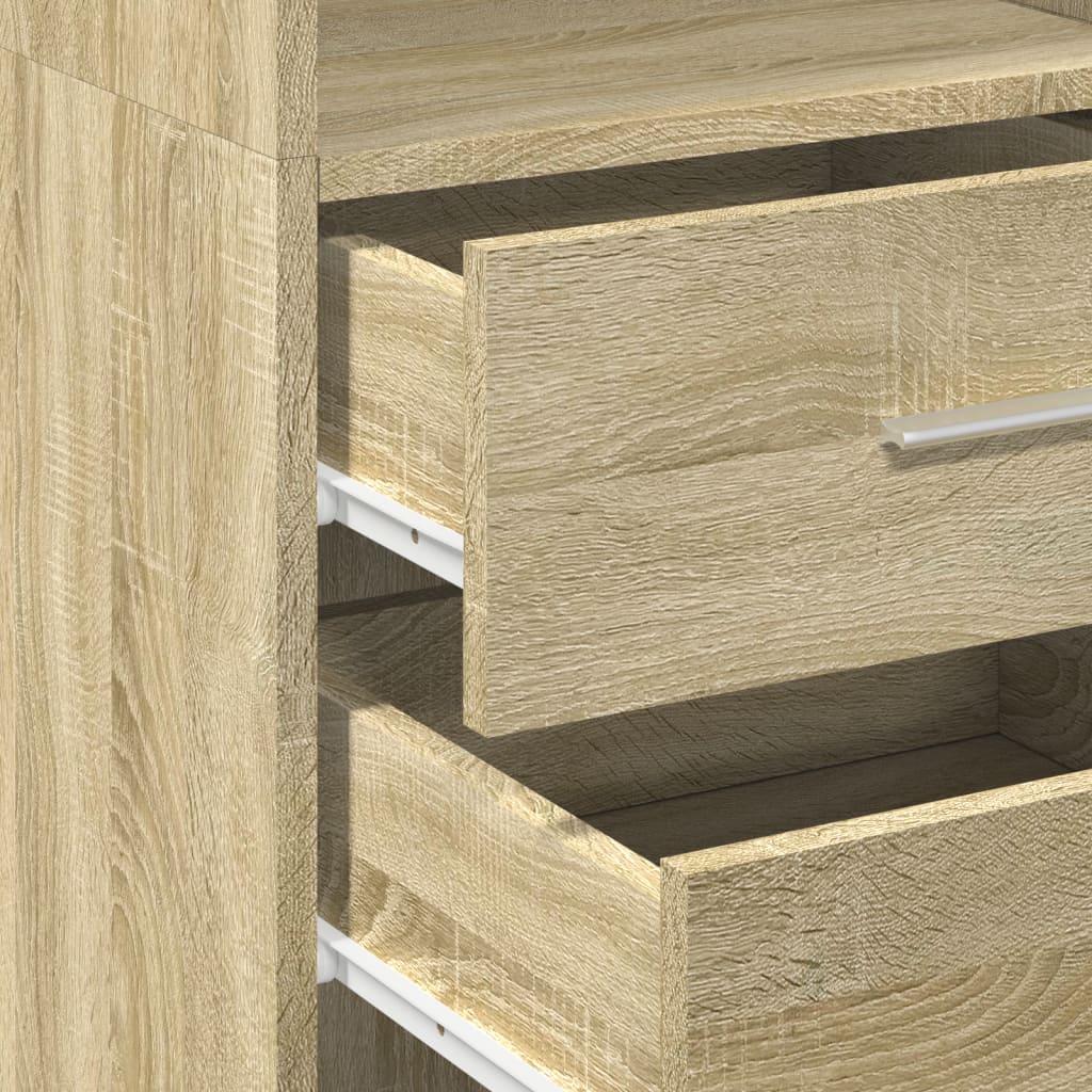 Highboard Sonoma Oak 40x42.5x185 cm Engineered Wood