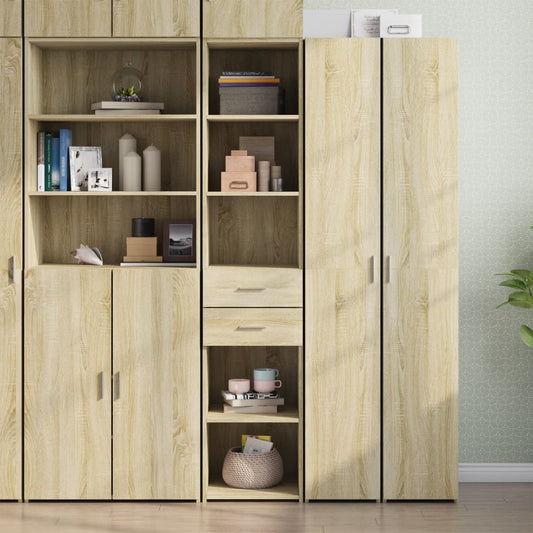 Highboard Sonoma Oak 40x42.5x185 cm Engineered Wood