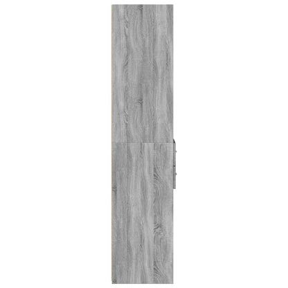 Highboard Grey Sonoma 40x42.5x185 cm Engineered Wood