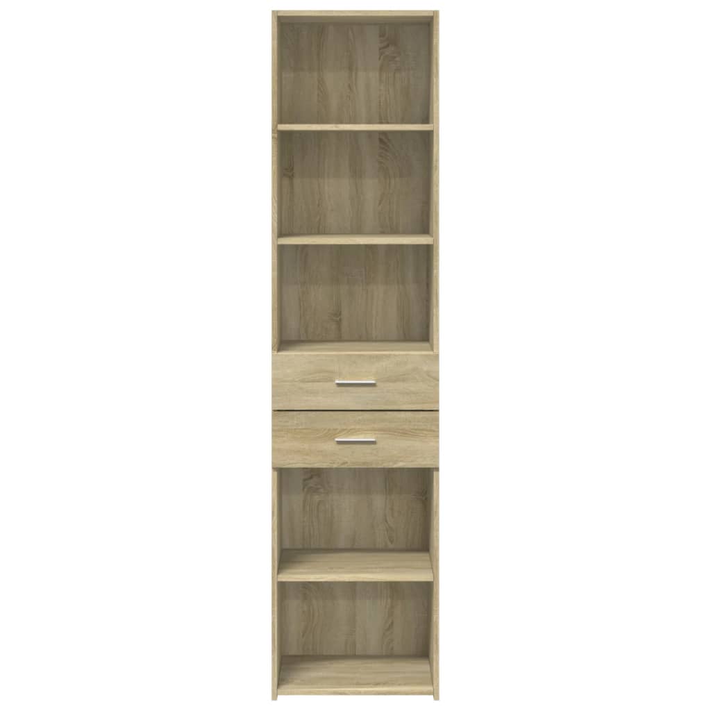 Highboard Sonoma Oak 45x42.5x185 cm Engineered Wood