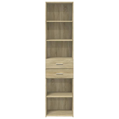 Highboard Sonoma Oak 45x42.5x185 cm Engineered Wood