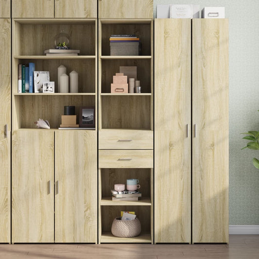 Highboard Sonoma Oak 45x42.5x185 cm Engineered Wood