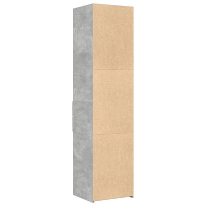 Highboard Concrete Grey 45x42.5x185 cm Engineered Wood